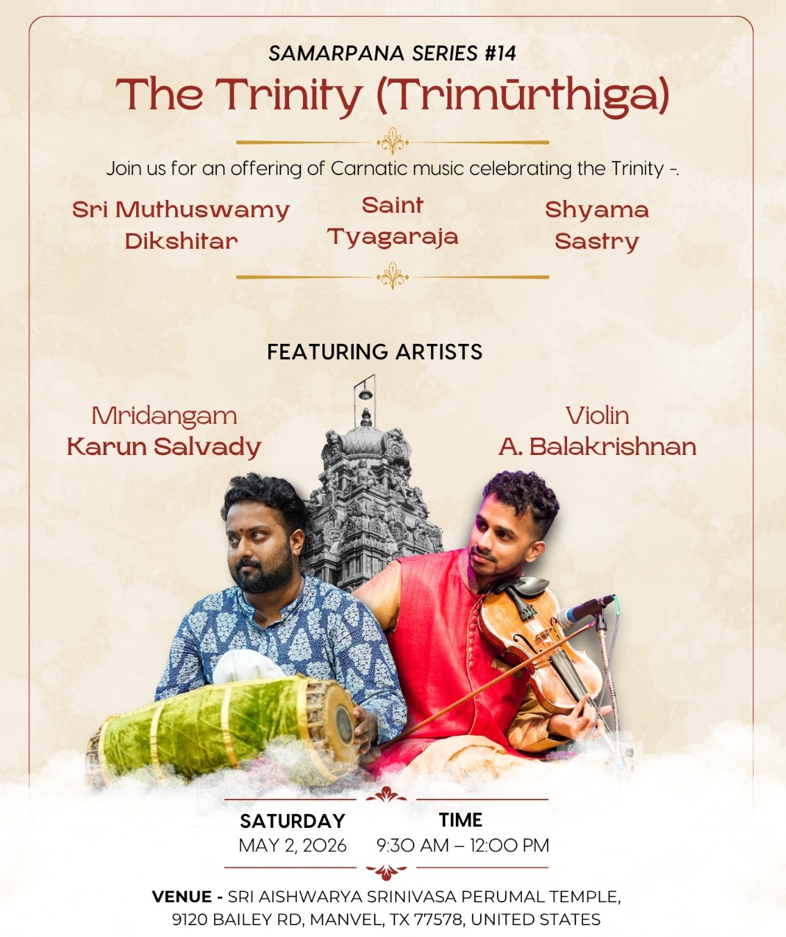 Samarpana Series event poster